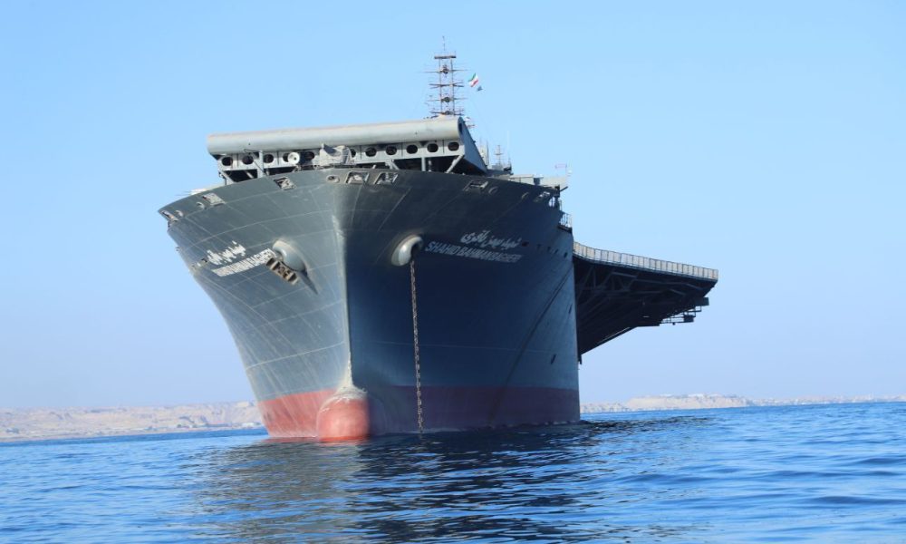 تصاویری از نخستین ناو پهپادبر ایران